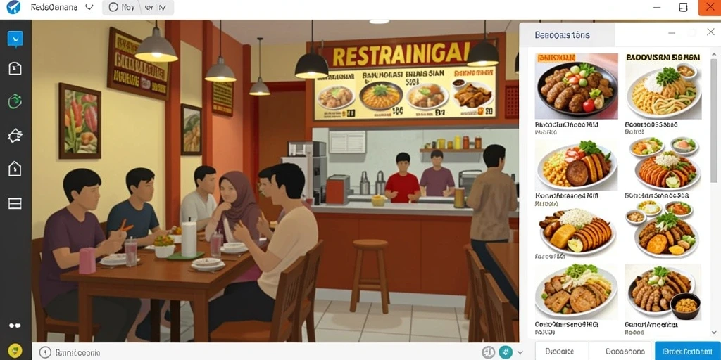 Tampilan utama dengan karakter menarik dan desain yang memukau.
