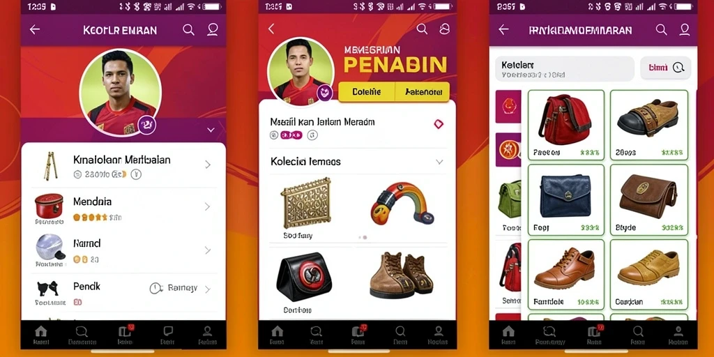 Tampilan antarmuka yang menarik dan user-friendly.