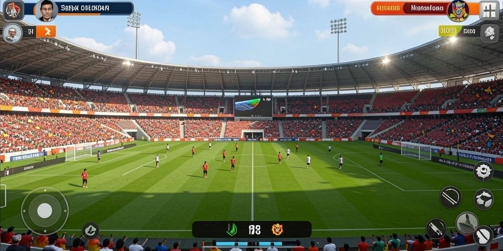 Tampilan awal game yang menarik dan intuitif.