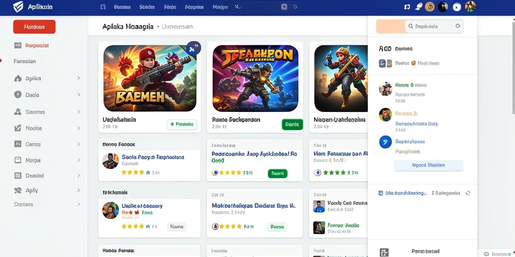Tampilan awal permainan yang memukau dan interaktif.