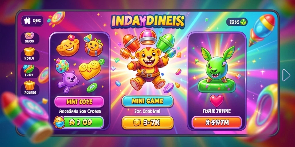 Tampilan awal game BROJP yang menarik dan penuh warna.
