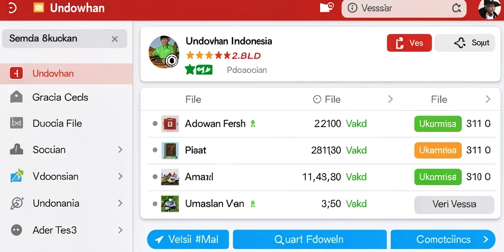 Tampilan antarmuka yang intuitif dan ramah pengguna.