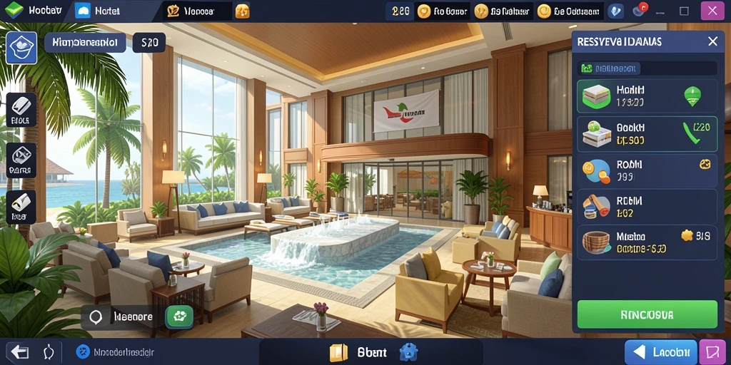 Tampilan awal GAMERP yang menarik dan interaktif.