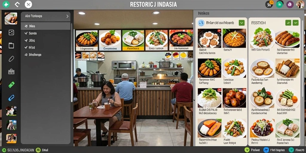 Tampilan antarmuka yang menarik dan user-friendly.