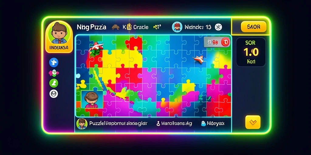 Screenshot menunjukkan tampilan awal permainan KAGANDAN.