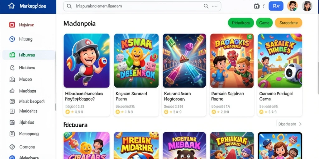 Tampilan utama game dengan grafik menarik.