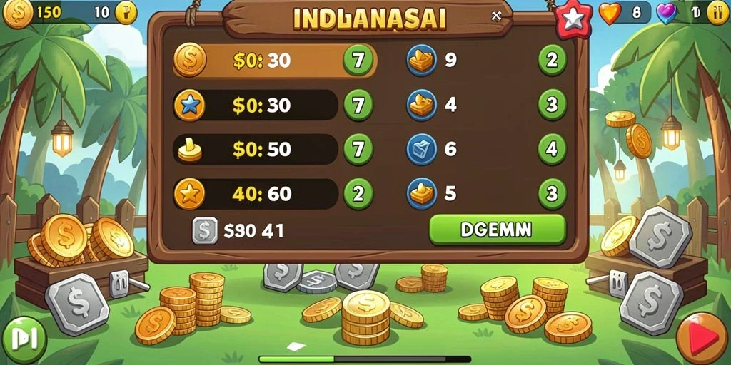 Tampilan awal yang menarik dengan menu yang intuitif.