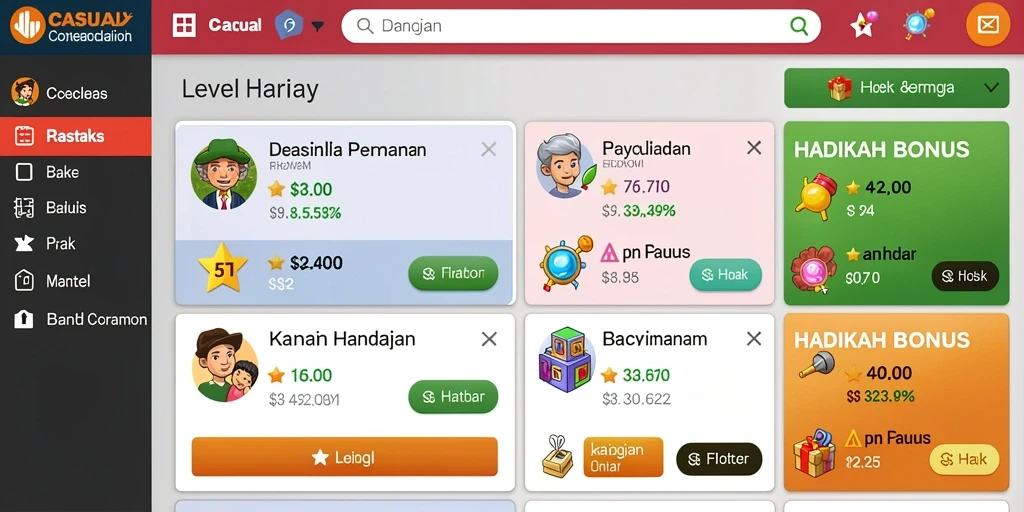 Tampilan antarmuka yang menarik dan mudah digunakan.
