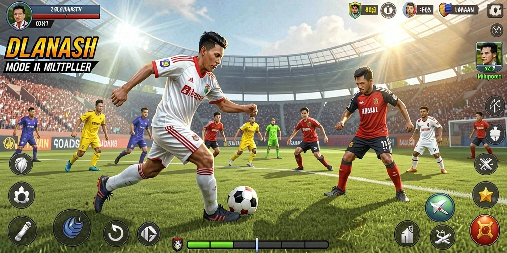 Tampilan grafis yang memikat dan warna yang cerah.