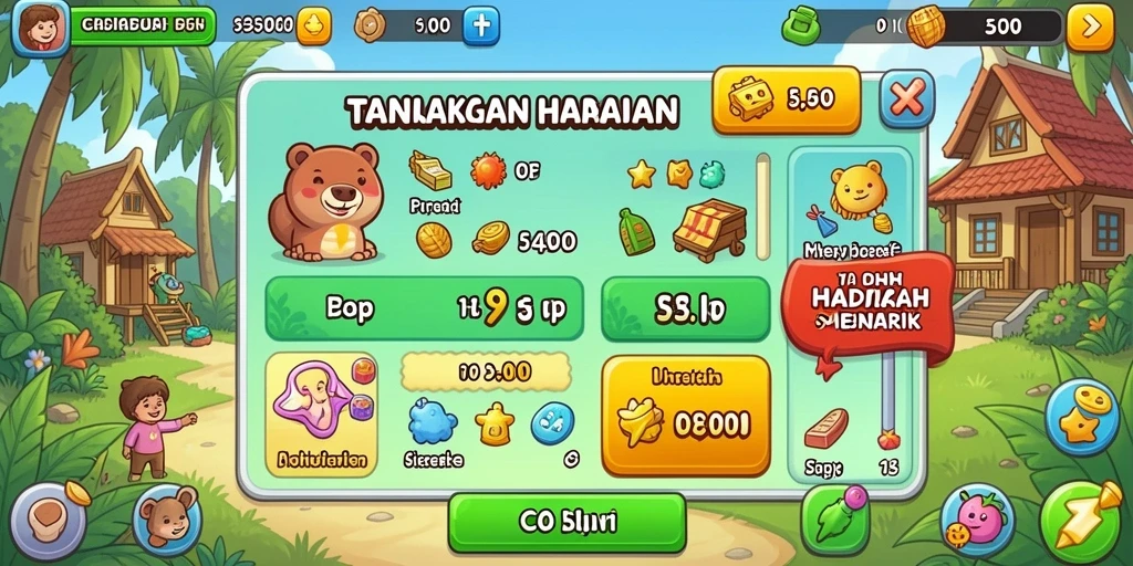 Tampilan antarmuka yang menarik dan intuitif.