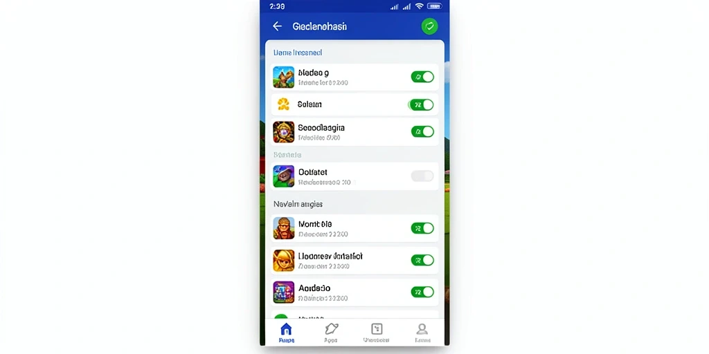 Screenshot menunjukkan antarmuka utama yang menarik dan informatif.